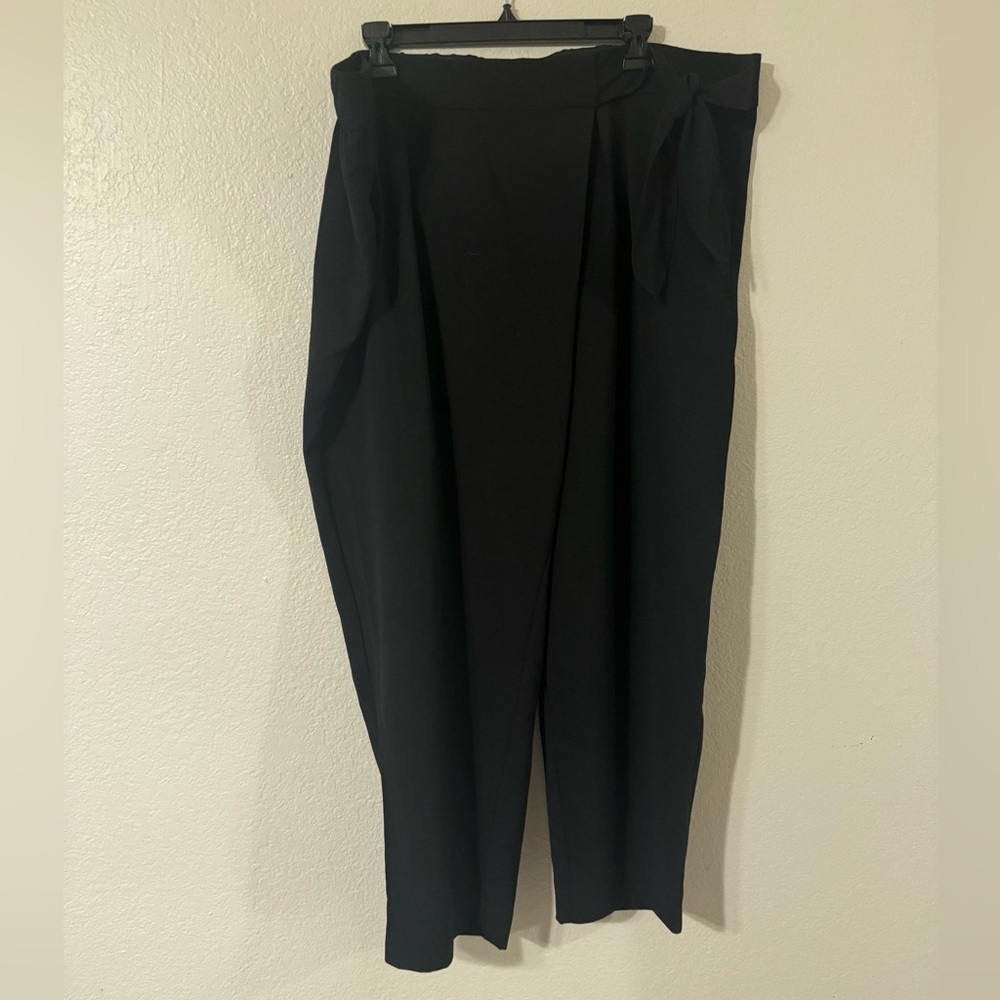 RACHEL Rachel Roy Black wrap trouser